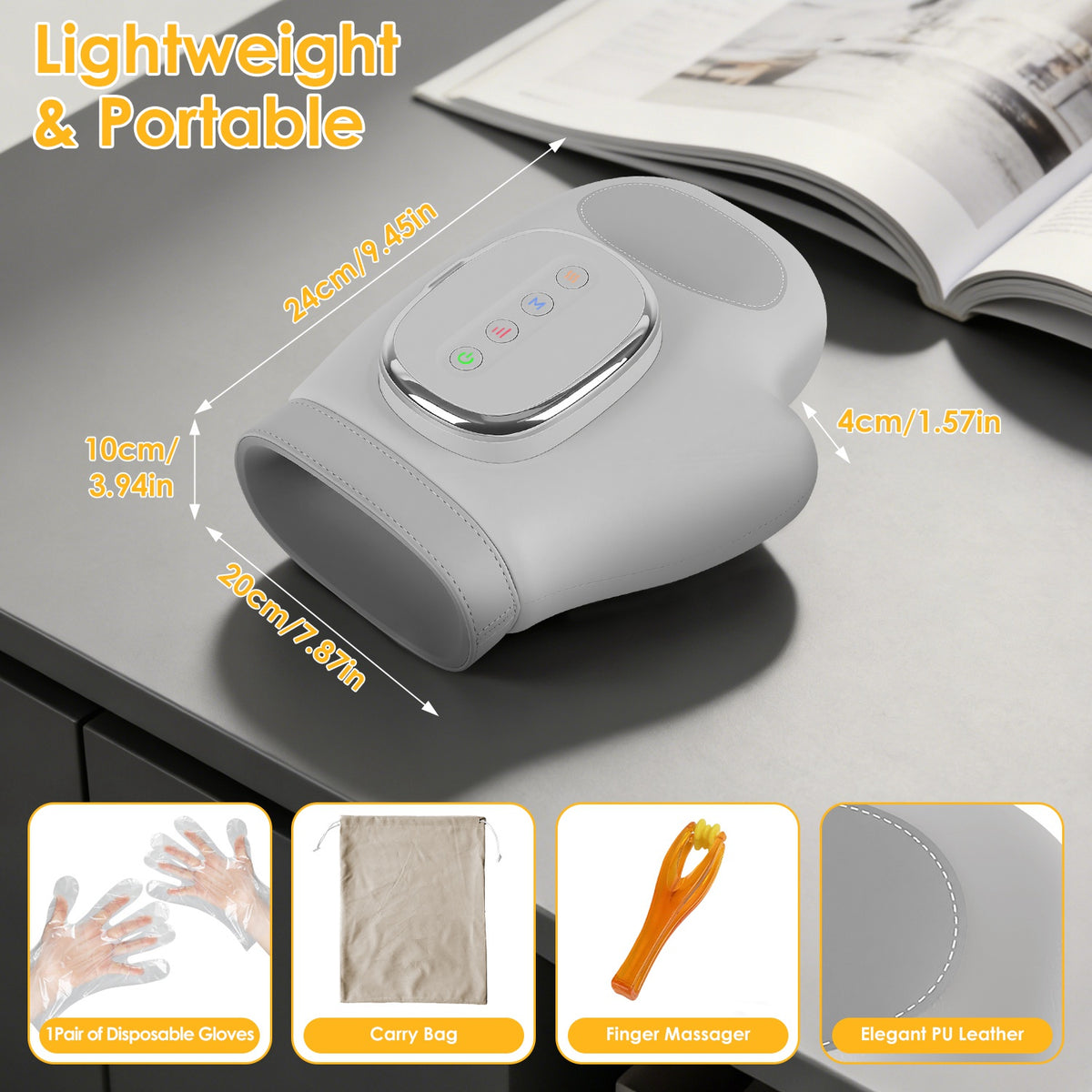 Smart Hand Massager with Heat & Air Compression