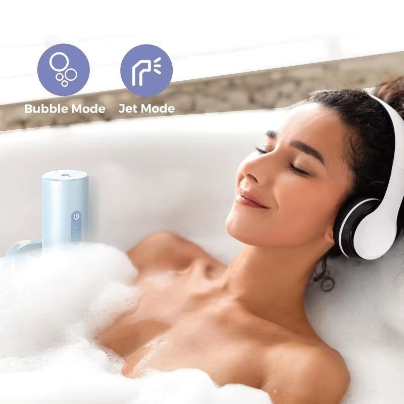 Transform Your Bath Time with the Bath Jet Spa - Cordless Portable Bubble Maker with 3 Adjustable Speeds