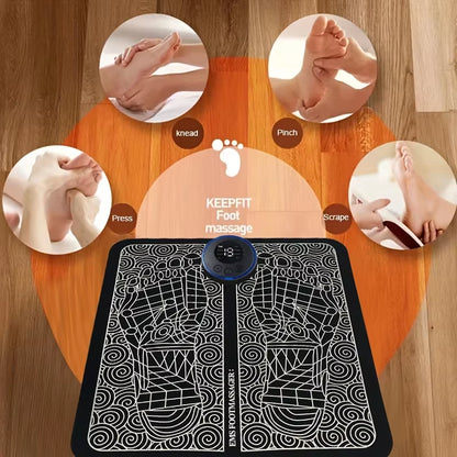 Revitalize Your Feet with Our Electric USB Charging Foot Massage Mat – 8 Modes & 19 Levels for Ultimate Relaxation and Improved Blood Circulation