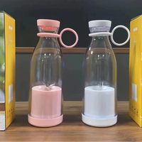 Rechargeable 6-Blade Portable Juice Blender - Perfect for Fresh Fruits & Drinks on the Go!