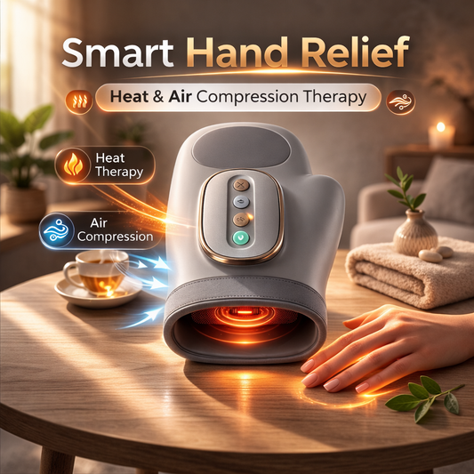 Smart Hand Massager with Heat & Air Compression
