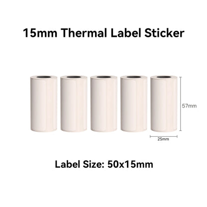 Compact Thermal Mini Printer - Portable Bluetooth Inkless Sticker Maker for Creative DIY Photo Printing