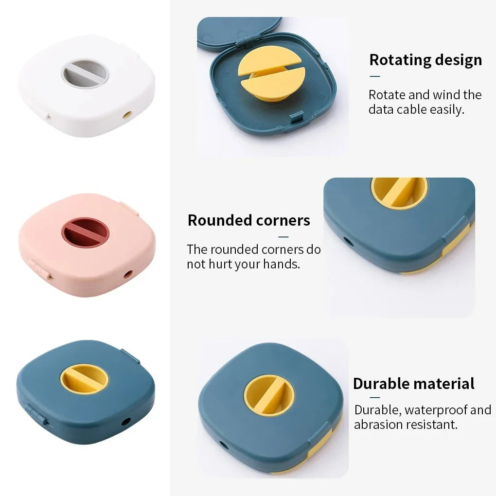 Revolutionary Portable Round USB Cable Winder – Your Ultimate Small Cable Organizer for Effortless Charging and Data Management