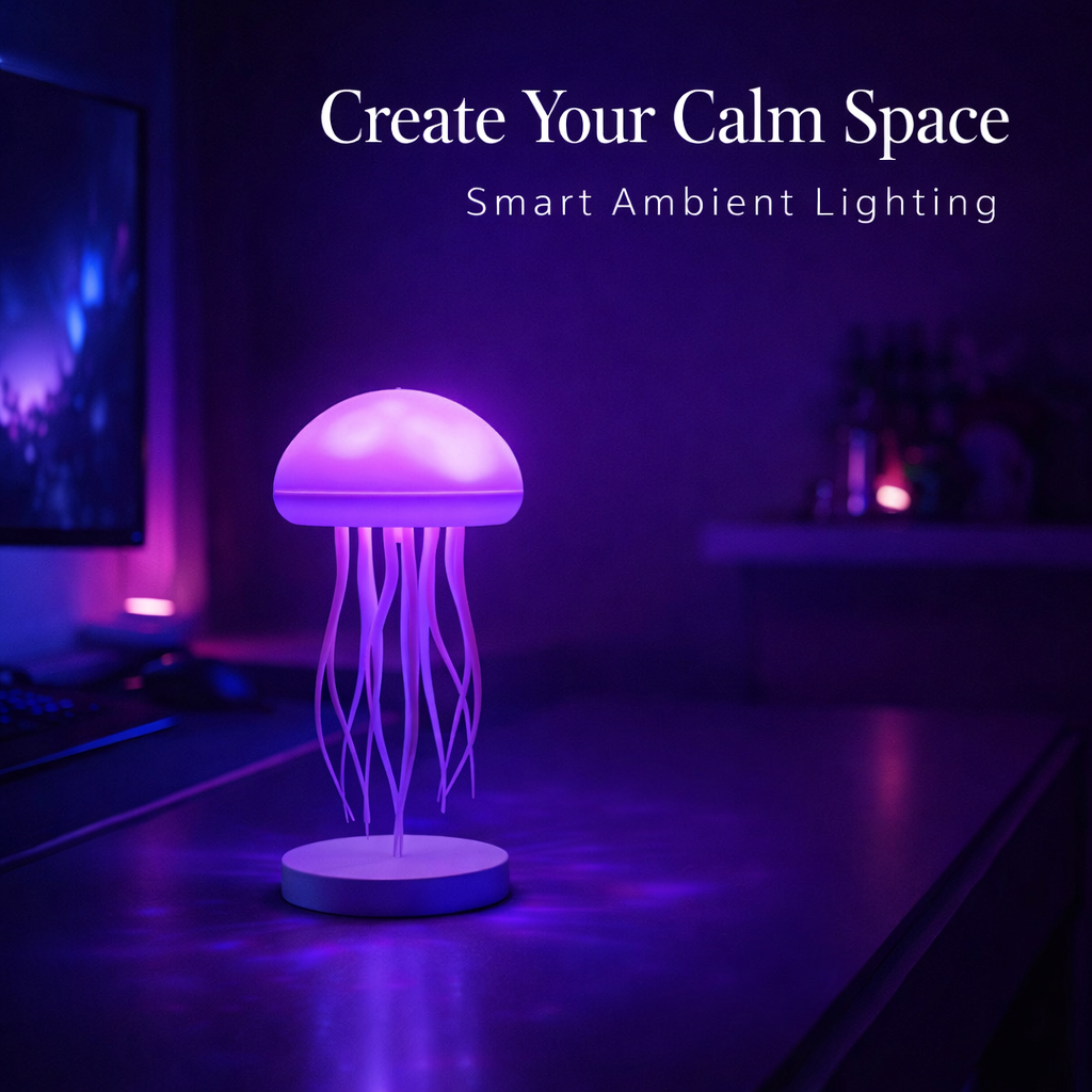 RGB Jellyfish Lamp – Sound Reactive Mood Light