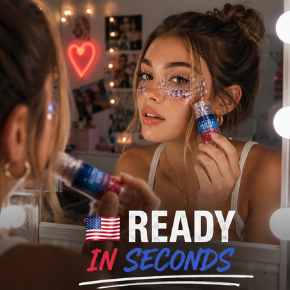 4th of July Glitter Roll