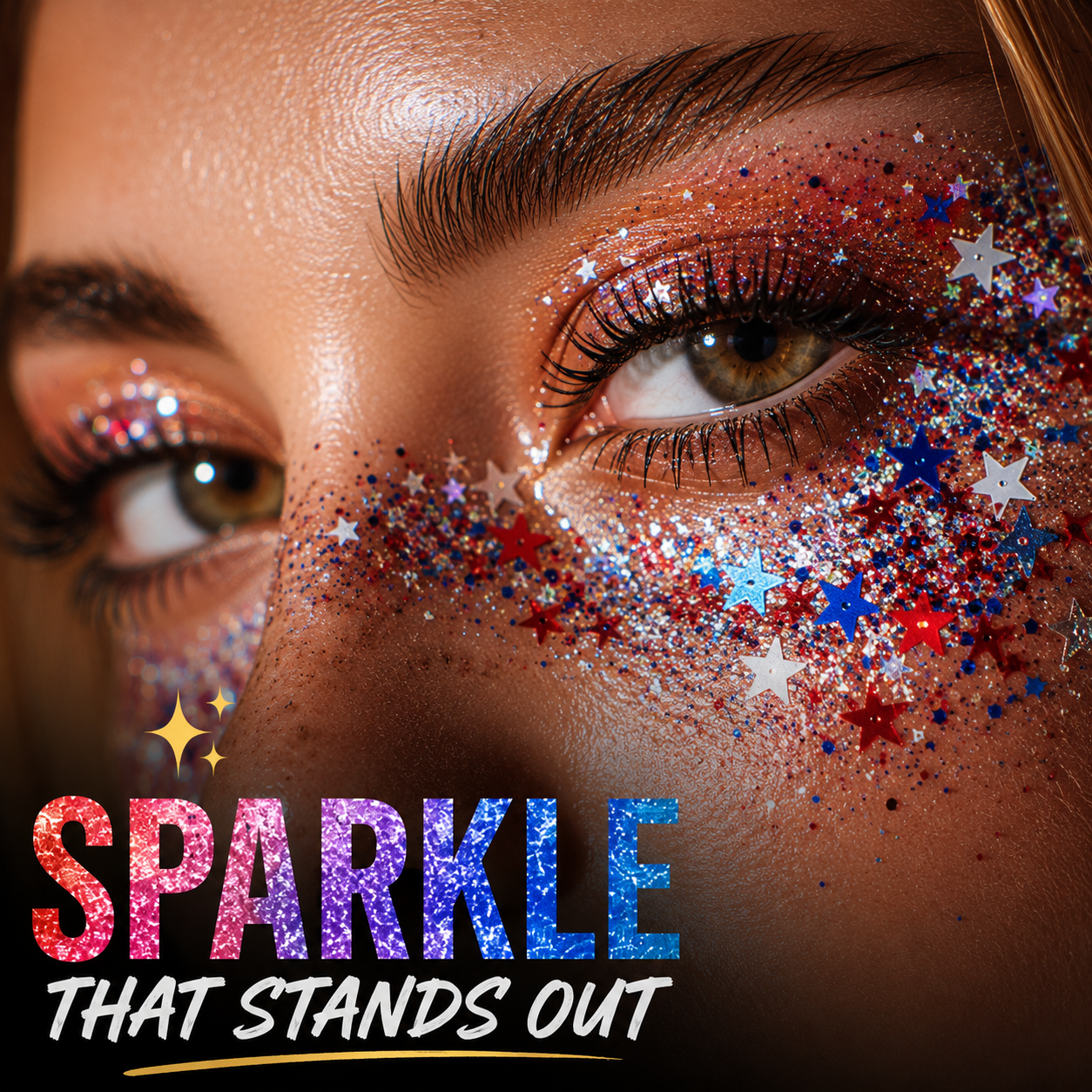 4th of July Glitter Roll