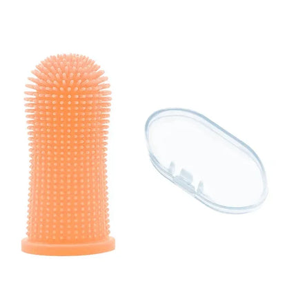 Revolutionary 360° Silicone Toothbrush for Dogs & Cats - Super Soft Pet Finger Toothbrush for Ultimate Teeth Cleaning and Fresh Breath