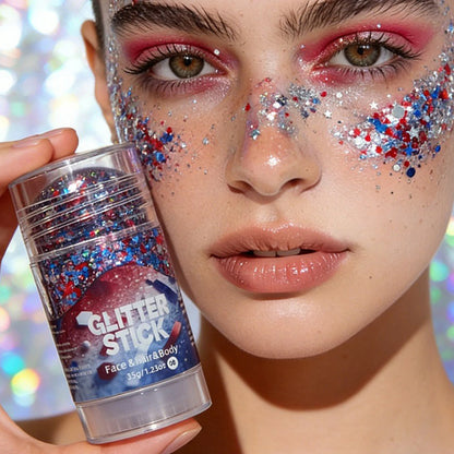 4th of July Glitter Roll