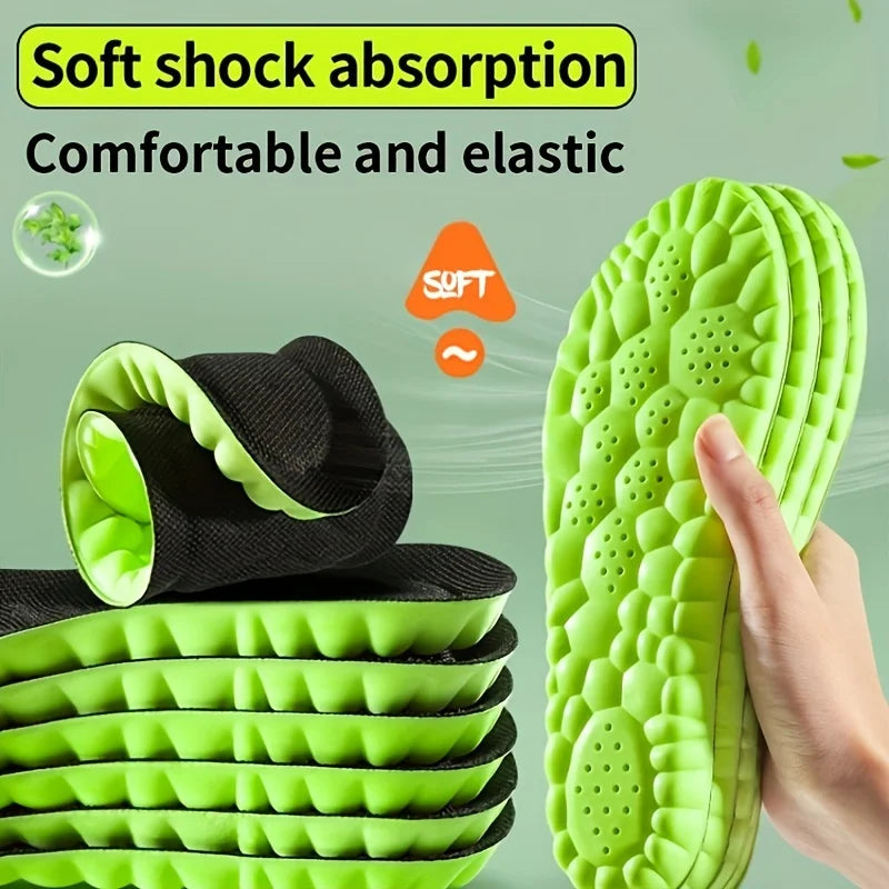 Experience Ultimate Comfort with Our Shock-Absorbing, Breathable Wormwood Deodorant Insoles – Perfect for Arch Support and Sweat Absorption!