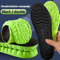Experience Ultimate Comfort with Our Shock-Absorbing, Breathable Wormwood Deodorant Insoles – Perfect for Arch Support and Sweat Absorption!