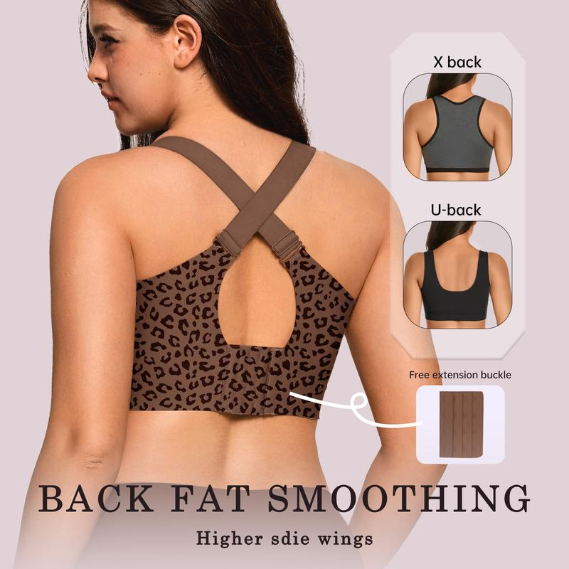 OEAK Women Jelly Bras Wirefree Full Coverage No Underwire Everyday Bras Comfortable Wireless Padded Tshirt Bra