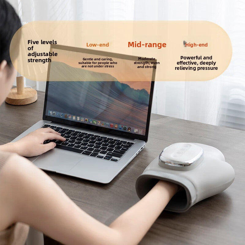 Smart Hand Massager with Heat Therapy and Air Pressure