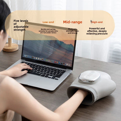 Smart Hand Massager with Heat Therapy and Air Pressure