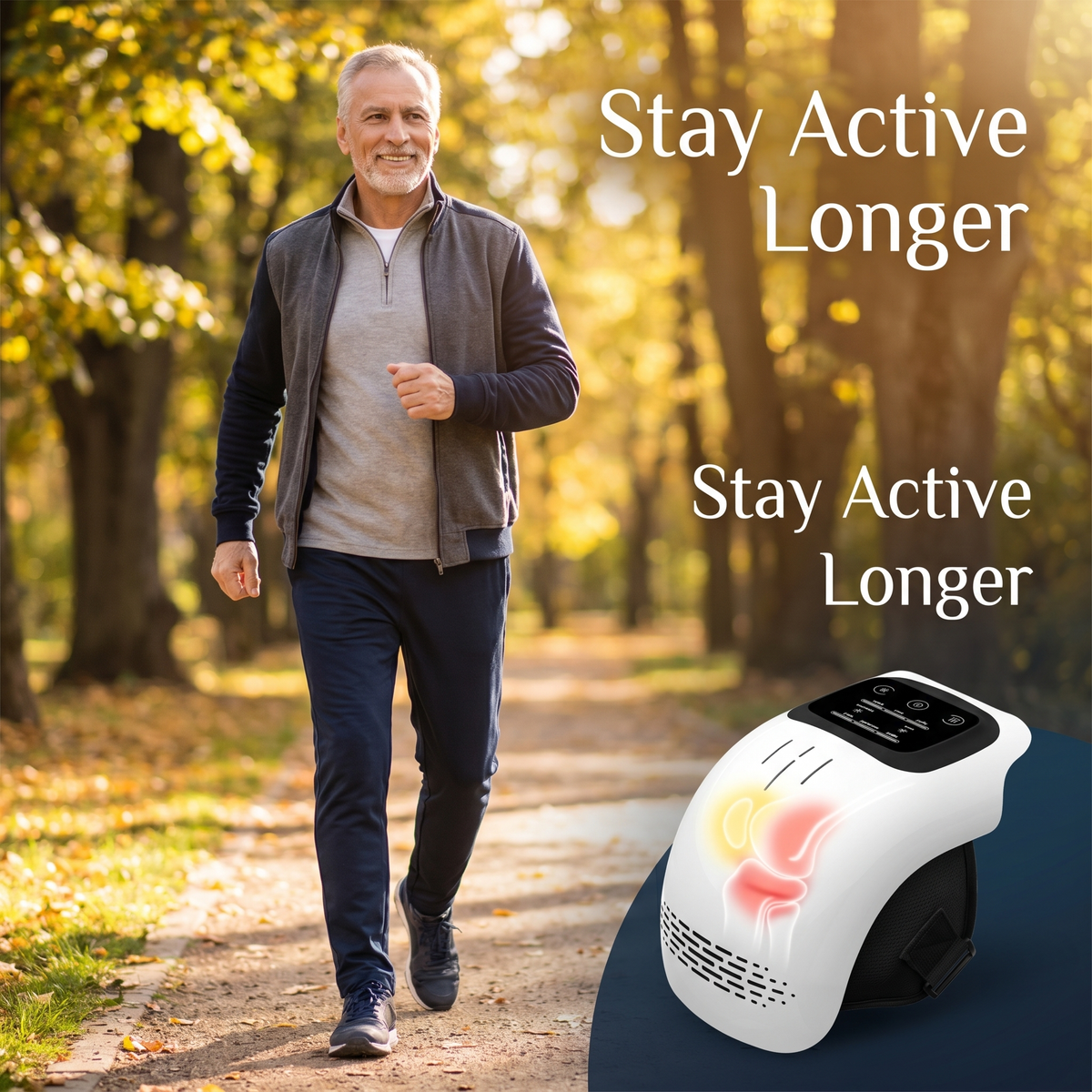 Cordless Heated Knee Massager