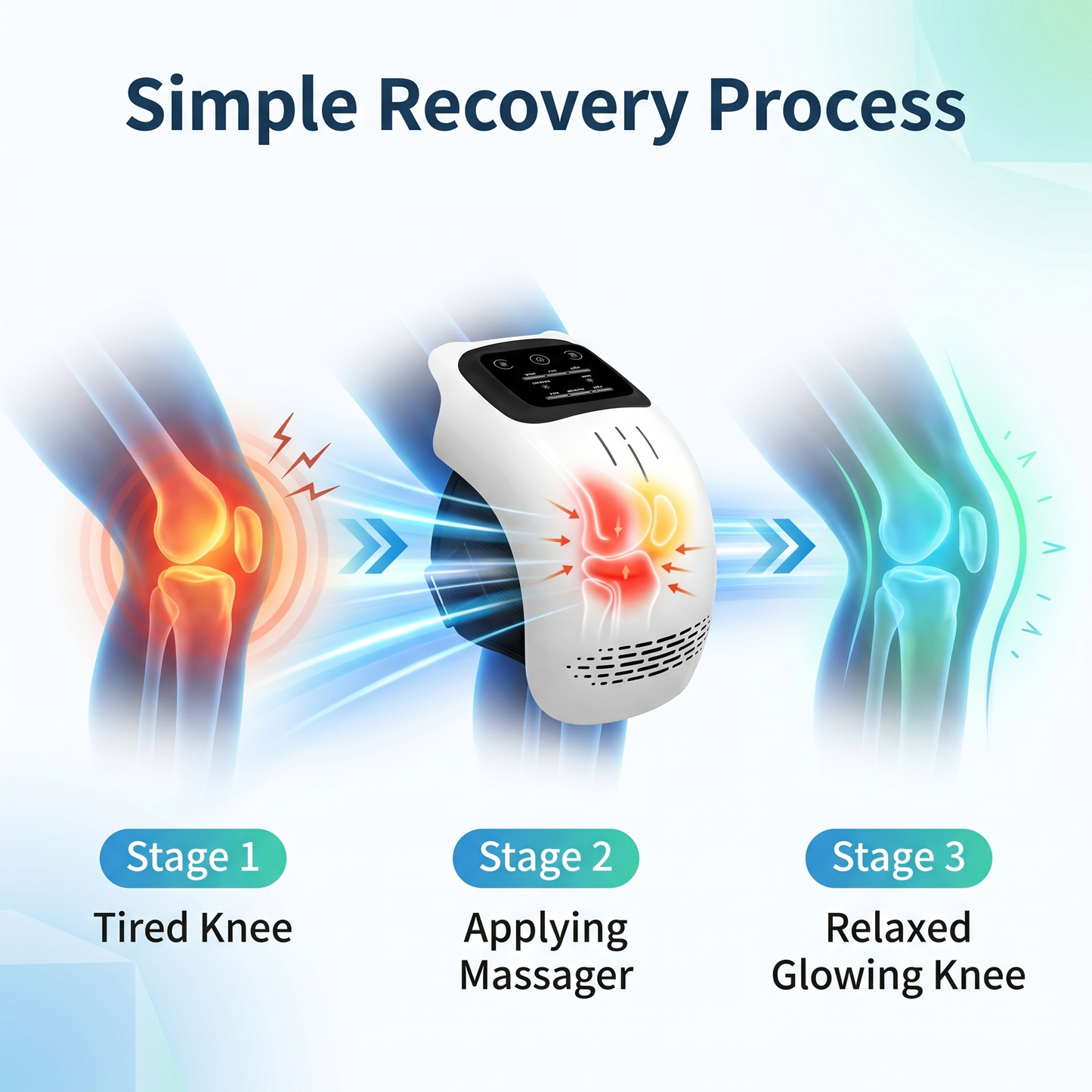 Cordless Heated Knee Massager